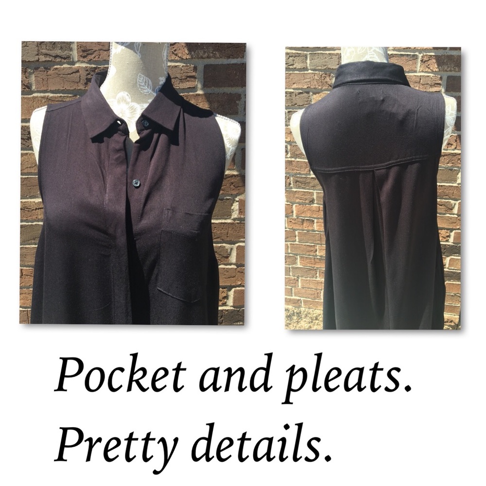 SOLD. THANK YOU. Shirt Dress. Sleeveless.